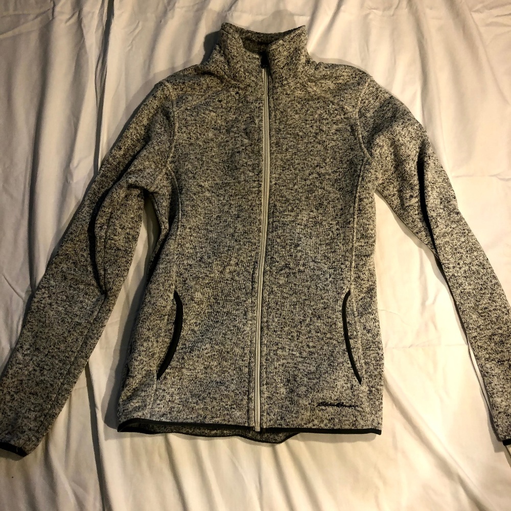 Eddie Bauer Zip-Front Sweater